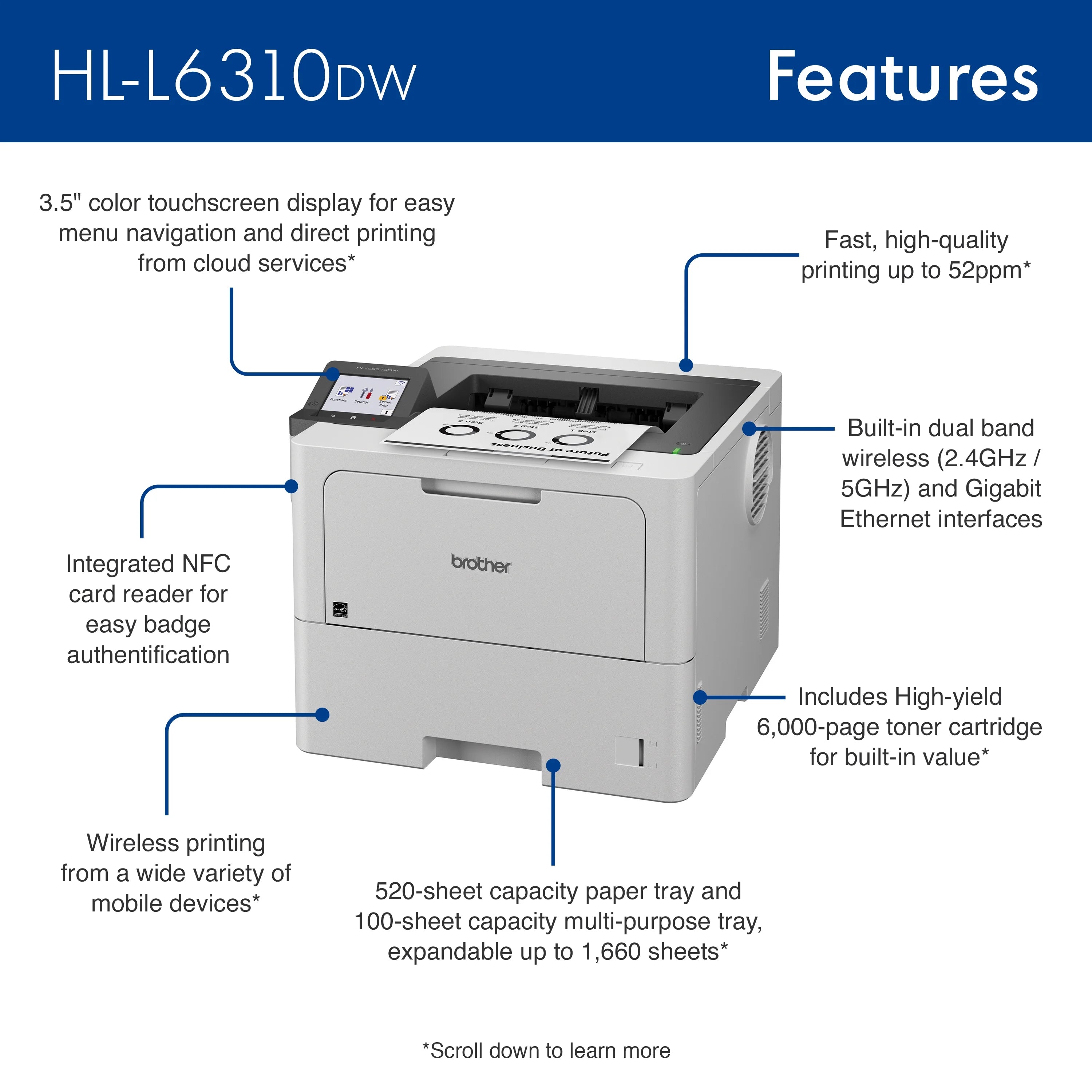 Monochrome Laser Printer V8978