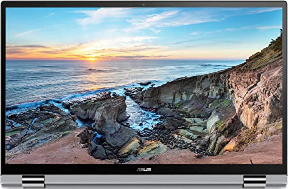 Touchscreen 15.6" Laptop with Windows 11 Pro, Full HD IPS Display, AMD Ryzen 7, Backlit Keyboard, Gray J92206