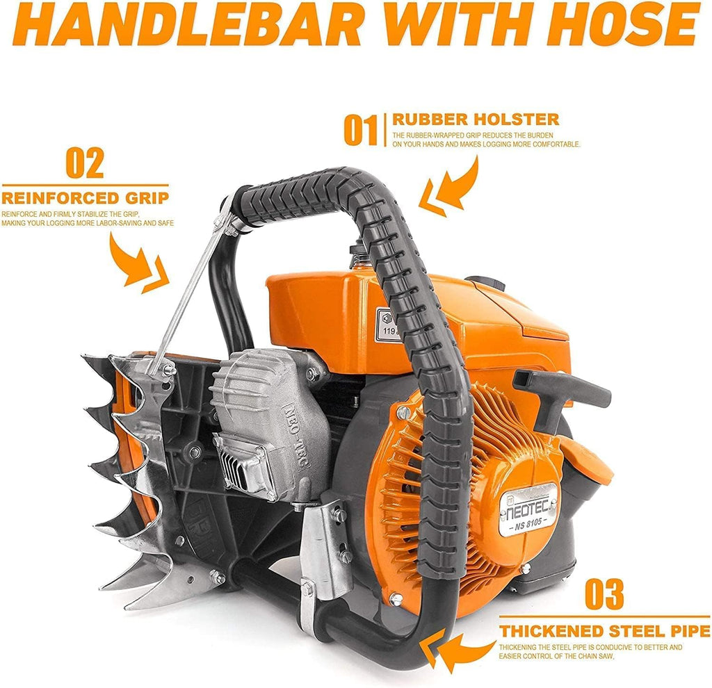 36 inch Gas Chainsaw 105cc with Guide Bar Chain E5635