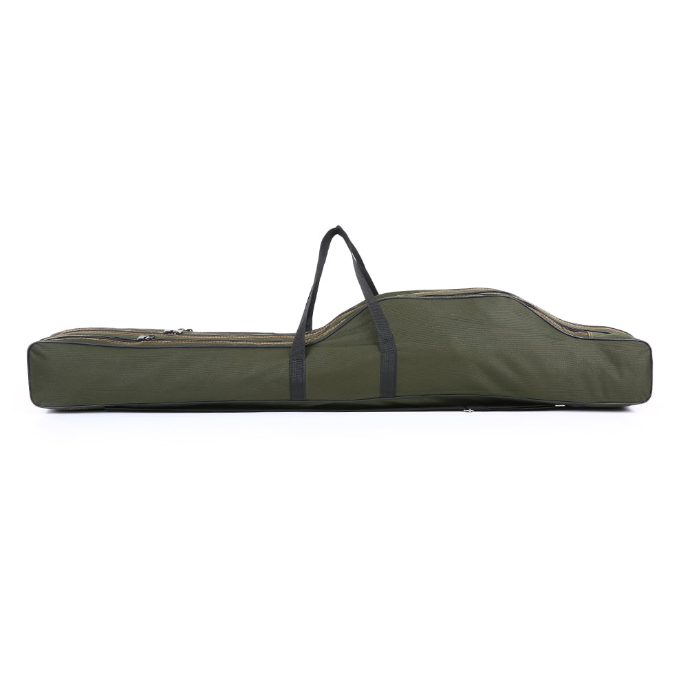 Portable Folding Fishing Rod Carrier Canvas Storage Bag H3984