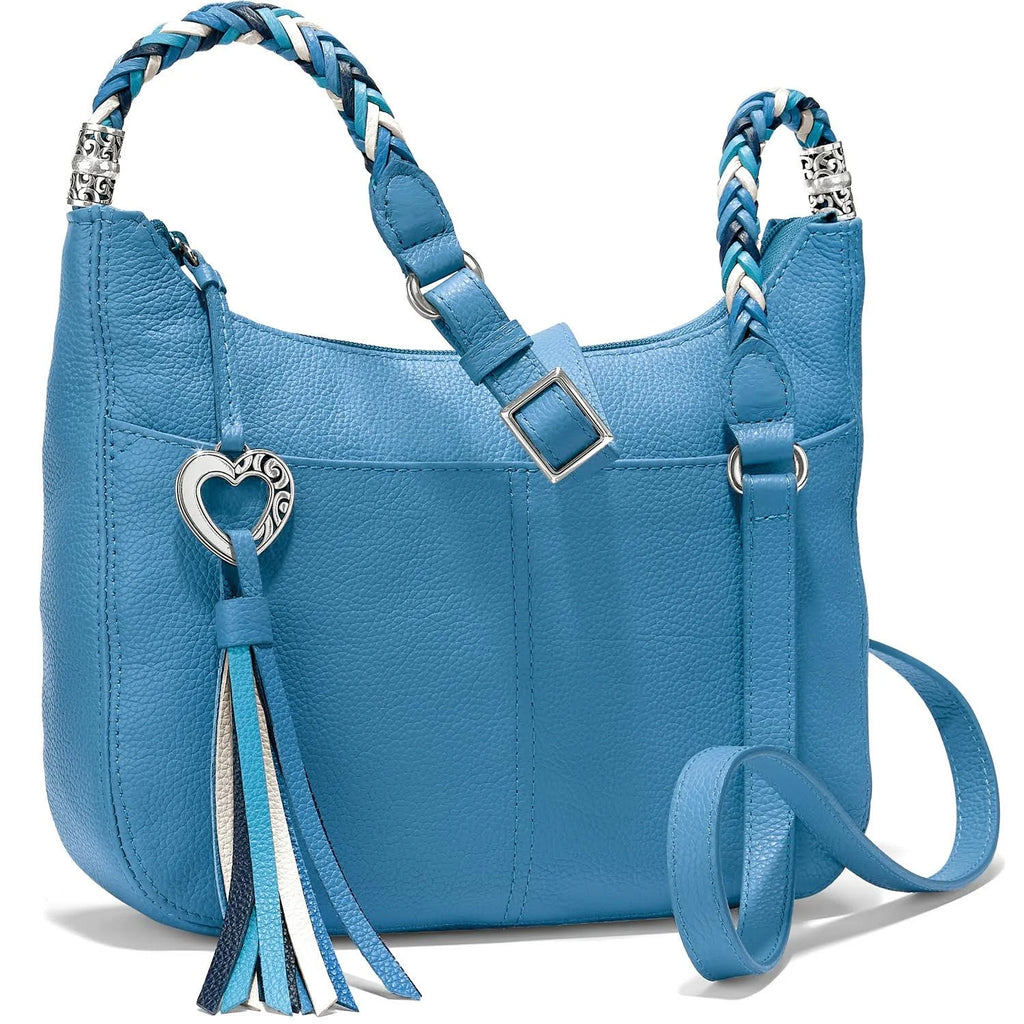 Brighton Bali Blue Baby Barbados Hobo Crossbody
