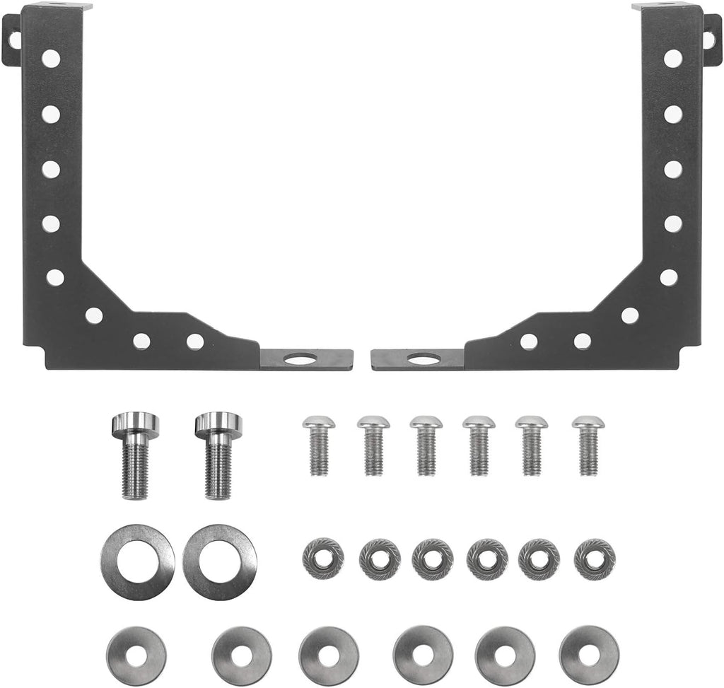 Rear Bed Channel Stiffener Support Brackets for Toyota Tacoma 05-22 Pickup Truck, Pair U30319