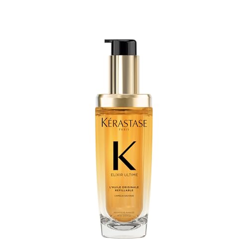 KERASTASE NEW Elixir Ultime L'Huile Original Hair Oil | Hydrating Oil Serum to Smooth Frizz and Add Shine | With Wild Camellia | Strengthens and Provides Heat Protection | All Hair Types