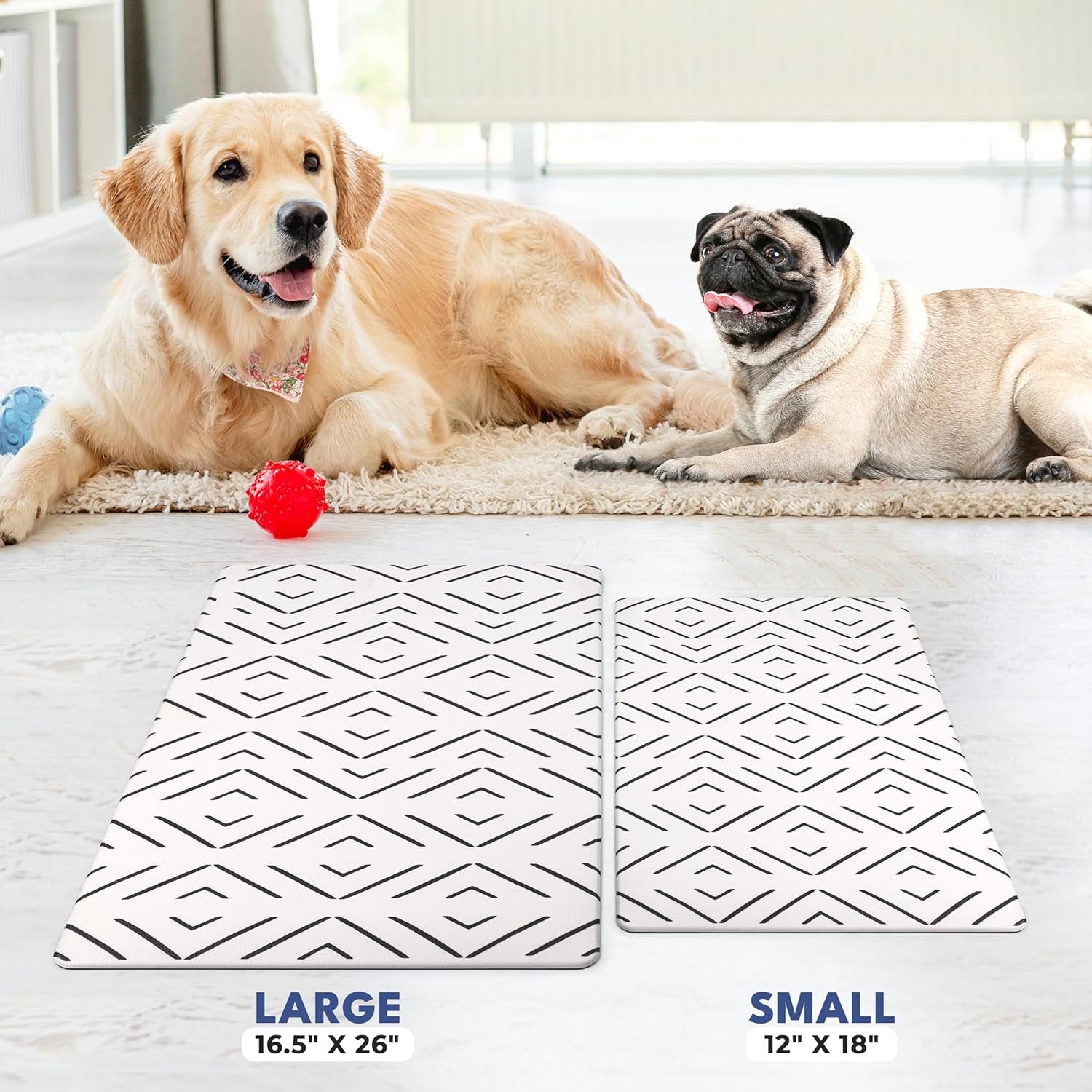 Waterproof Dog Feeding Mat for Food and Water A558060