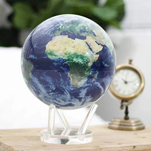 Satellite View Globe with Cloud Cover S791
