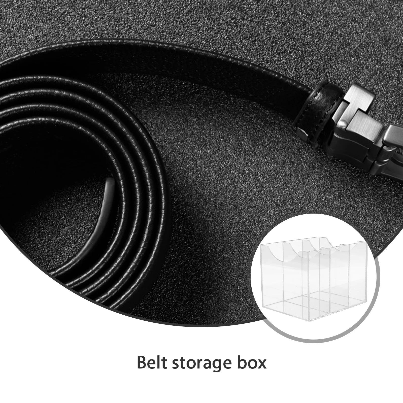 Belt Storage Box Drawer Turntable Rack Display Cabinet H582