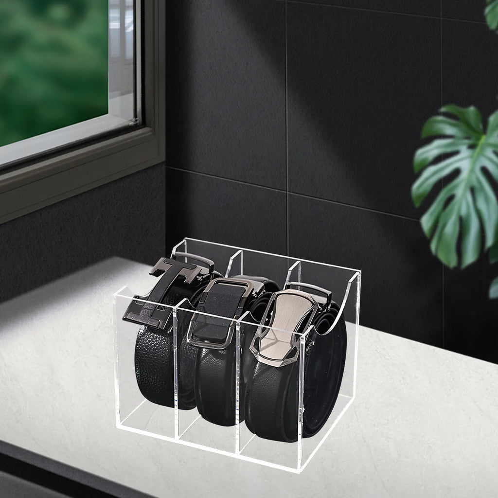 Belt Storage Box Drawer Turntable Rack Display Cabinet H582