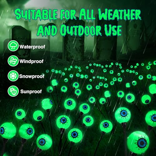 Solar Christmas Candy Cane Lights Outdoor, Pathway Stake Lights, 24 Pack G8137