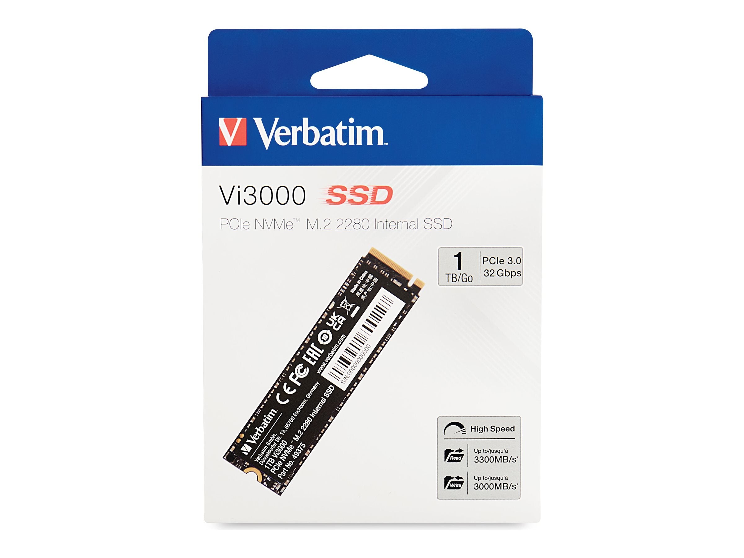 1 TB M.2 2280 NVMe PCIe x4 Internal Solid State Drive O74097