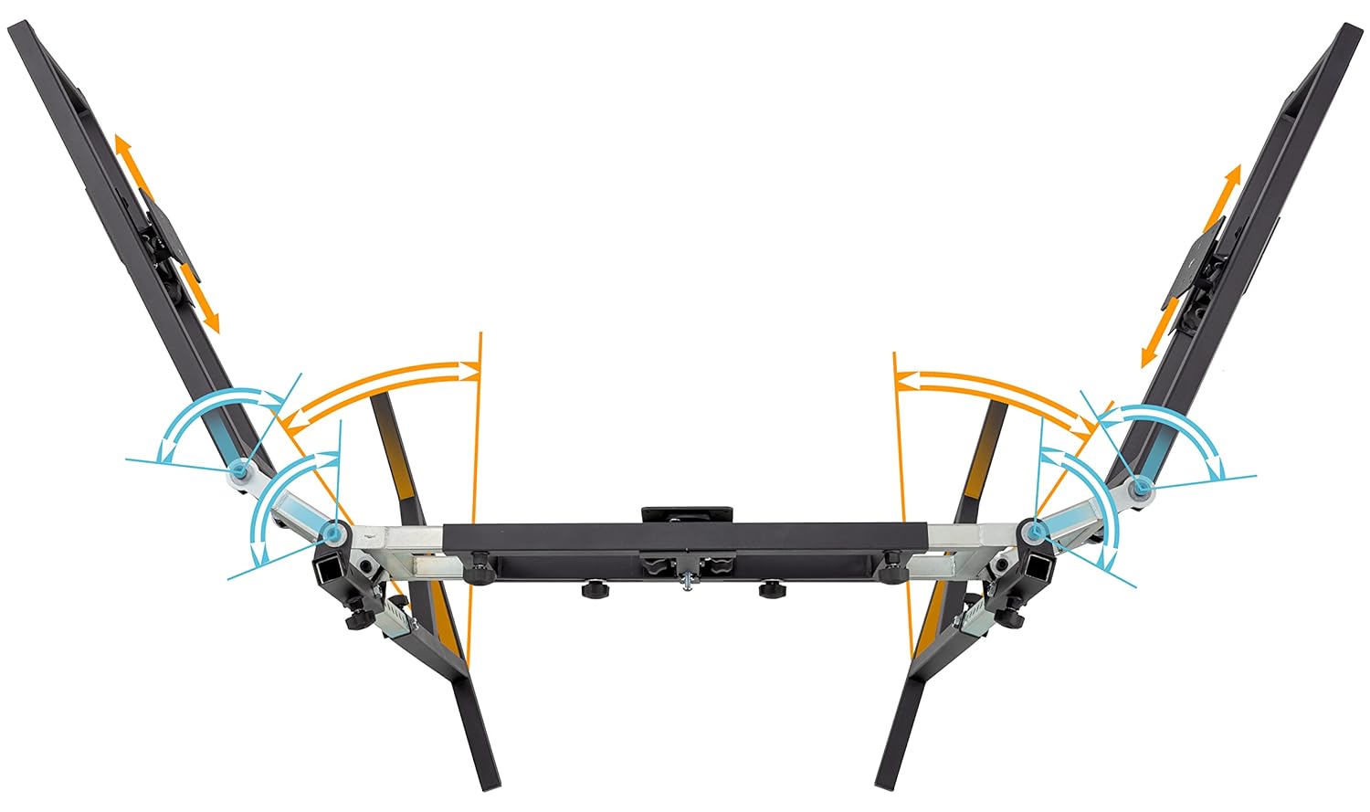 Triple Monitor Floor Stand for Racing and Flight Simulators, VESA Mount U746595