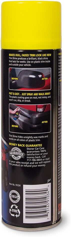 Trim Shine Protectant Aerosol for Interior and Exterior Plastic, 12 oz, Pack of 12 H1787