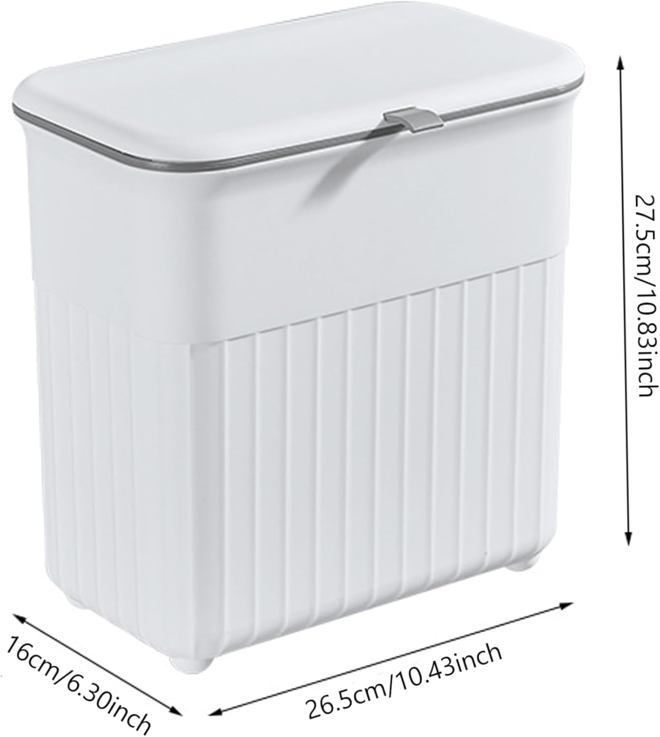Kitchen Compost Bin with Lid for Counter, Under Sink, or Hanging Z6661