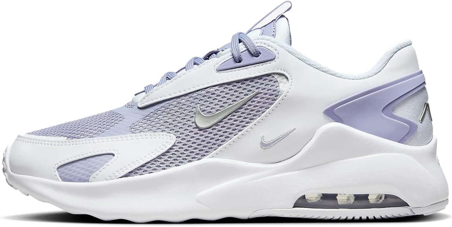 Nike Air Max Bolt Women's Shoes (CU4152-500, Indigo Haze/White/Metallic Platinum) Size 9