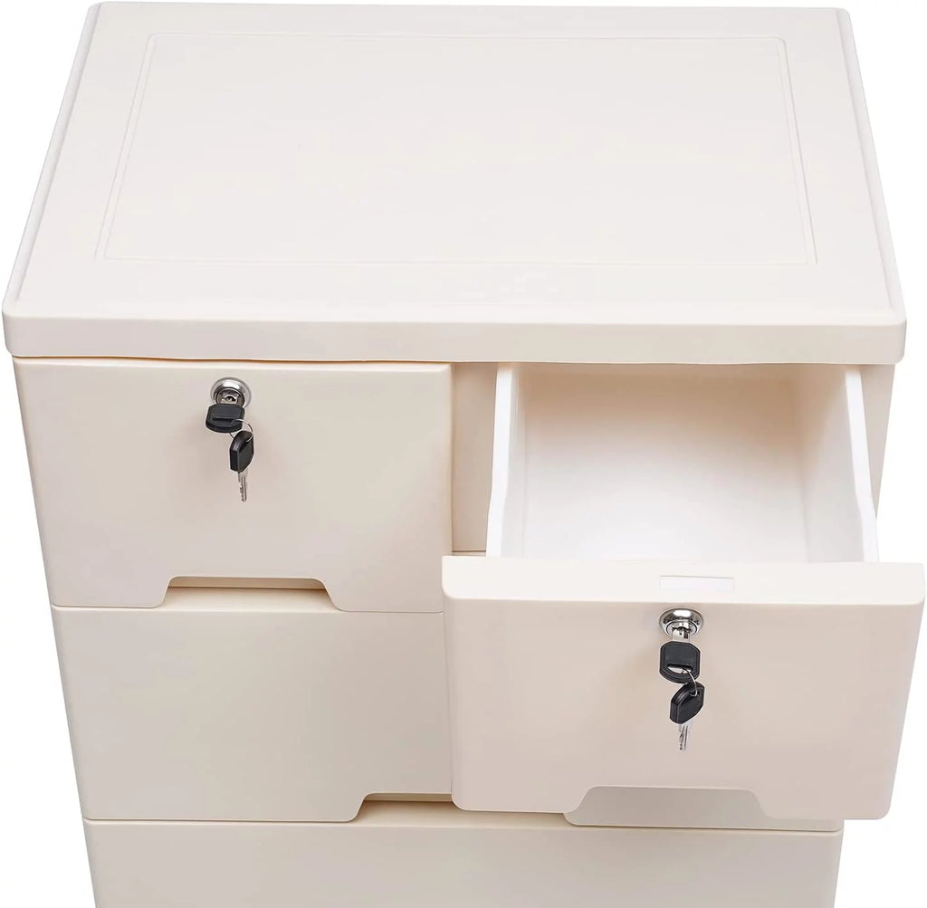 6-Drawer Tall Storage Cabinet for Bedroom, Playroom, Kids Room P4546