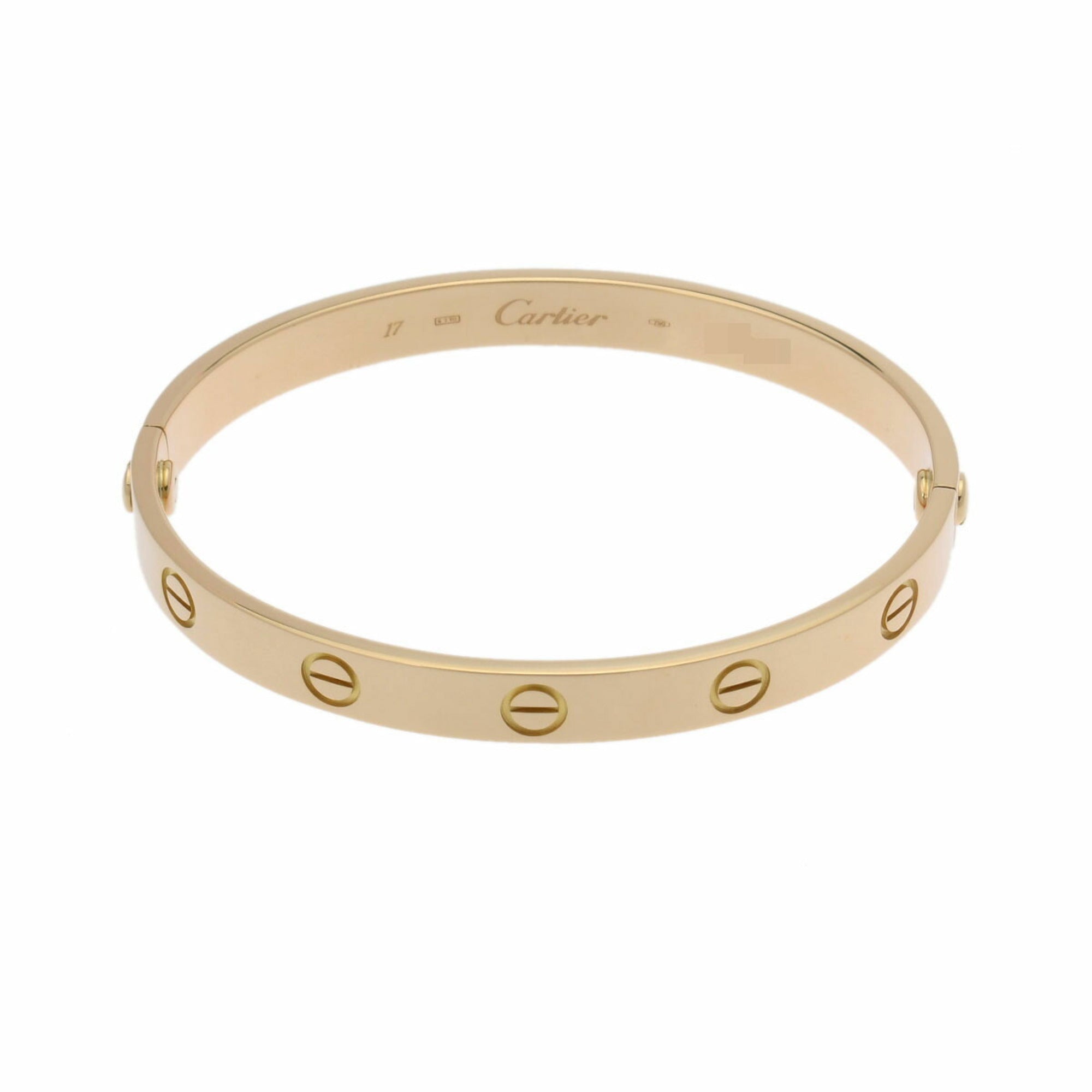 Pre-Owned CARTIER Love Bracelet Women's K18 Yellow Gold (Good)