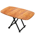 Mobile Folding Dining Table, Retractable Multi-Function Table, Space Saving, Lightweight and Durablecomputer Desk, for Kitchen Bedroom Office (Black)