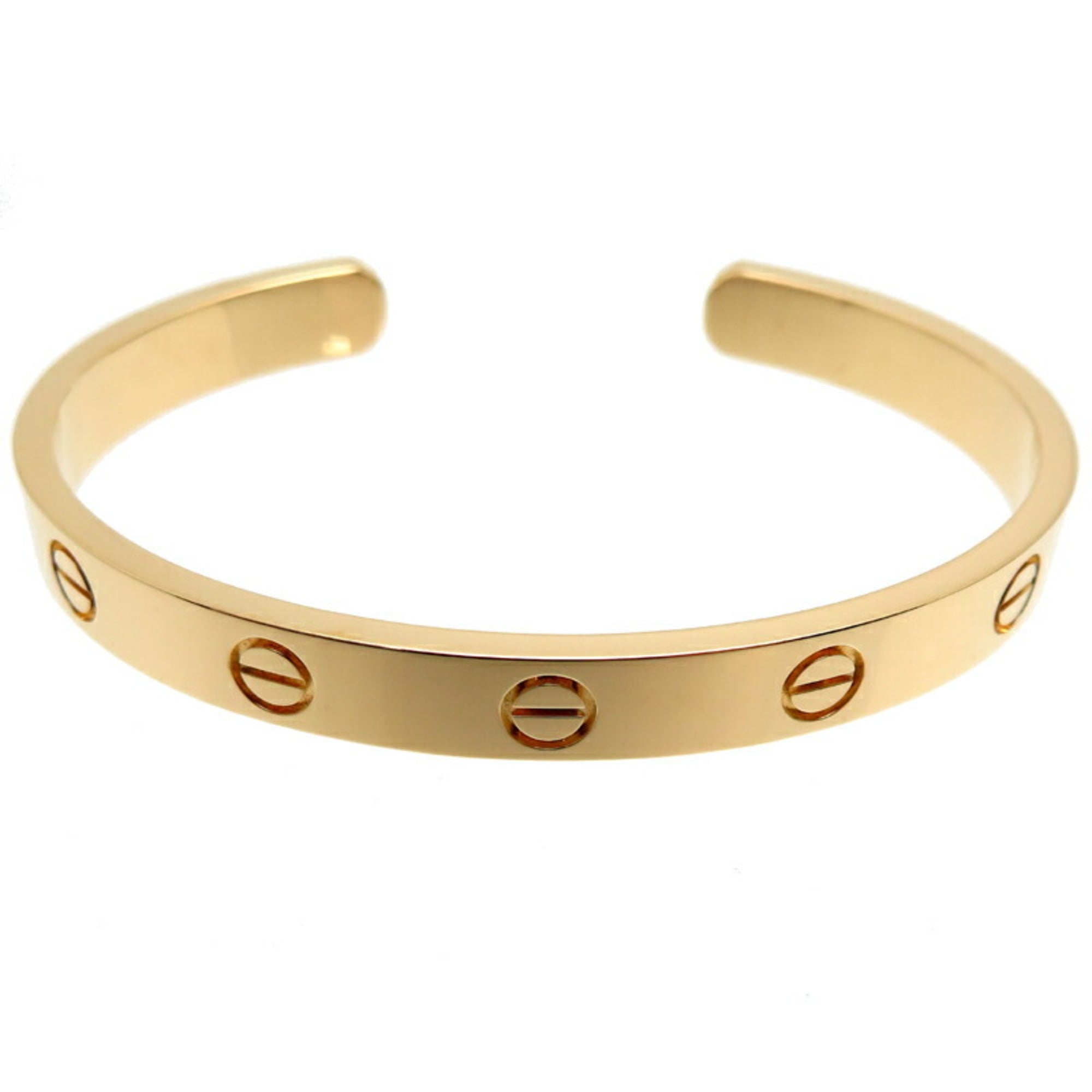 Pre-Owned 750 Yellow Gold Women's Open Bangle T745537