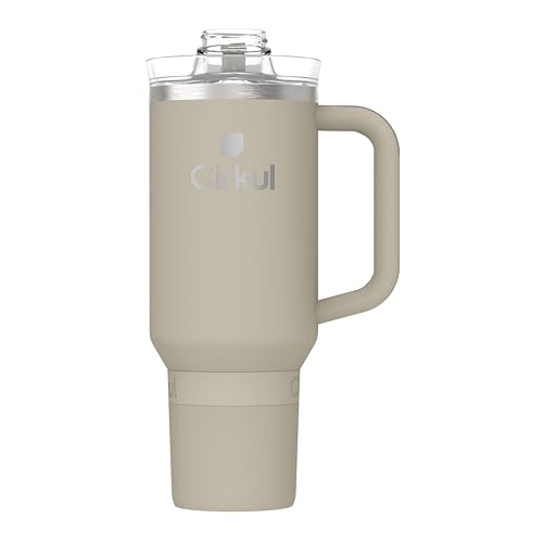 40oz Stainless Steel Tumbler with Handle, Double-Wall Insulated T7917