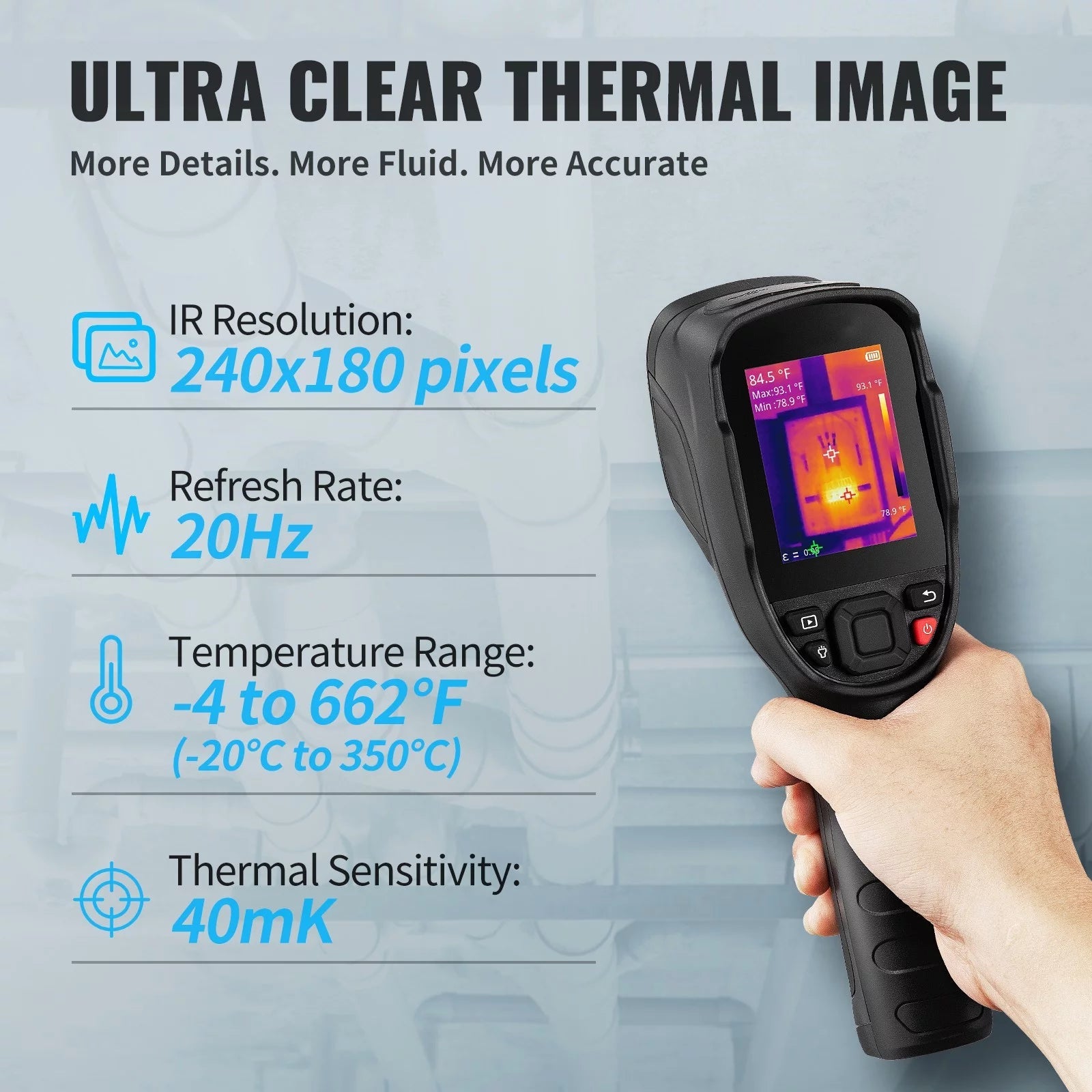 Infrared Thermal Imager 240x180 LCD A530