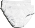 Fruit of the Loom Mens Classic Sport Briefs (Pack of 2) (S) (White)