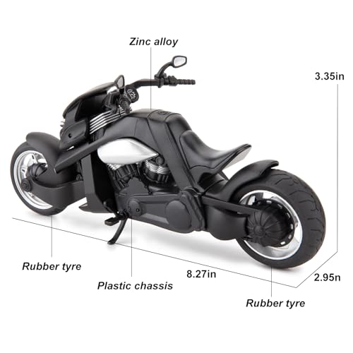 1:12 Kawasaki Ninja H2R Motorcycle Diecast Model with Suspension E7599