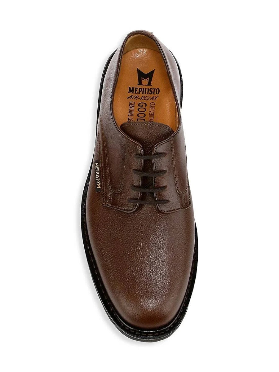 Men's Leather Shoes, Size 7, Black D9021