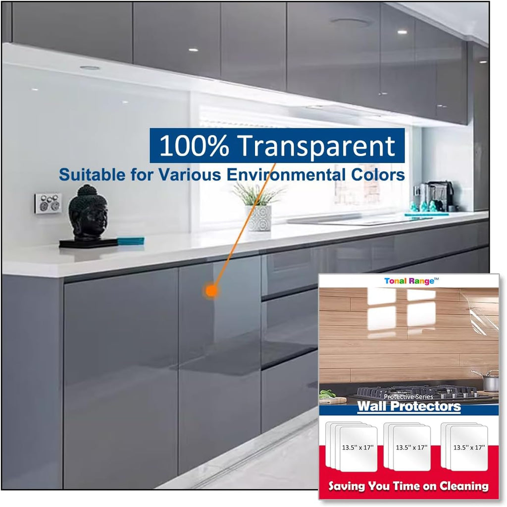 Clear Wall Protector, Self Adhesive, 5 Sheets B1020