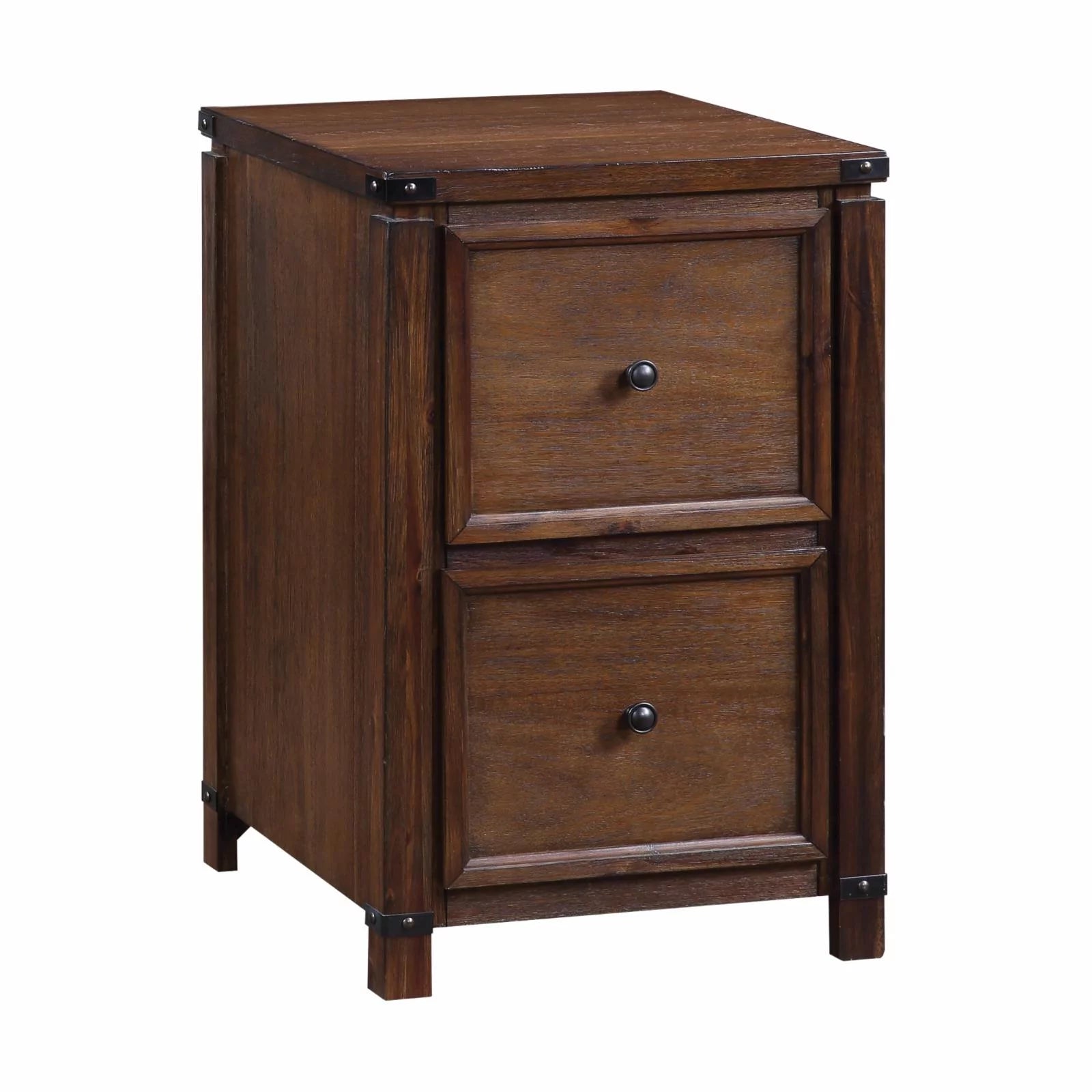 2-Drawer Wood File Cabinet A196370