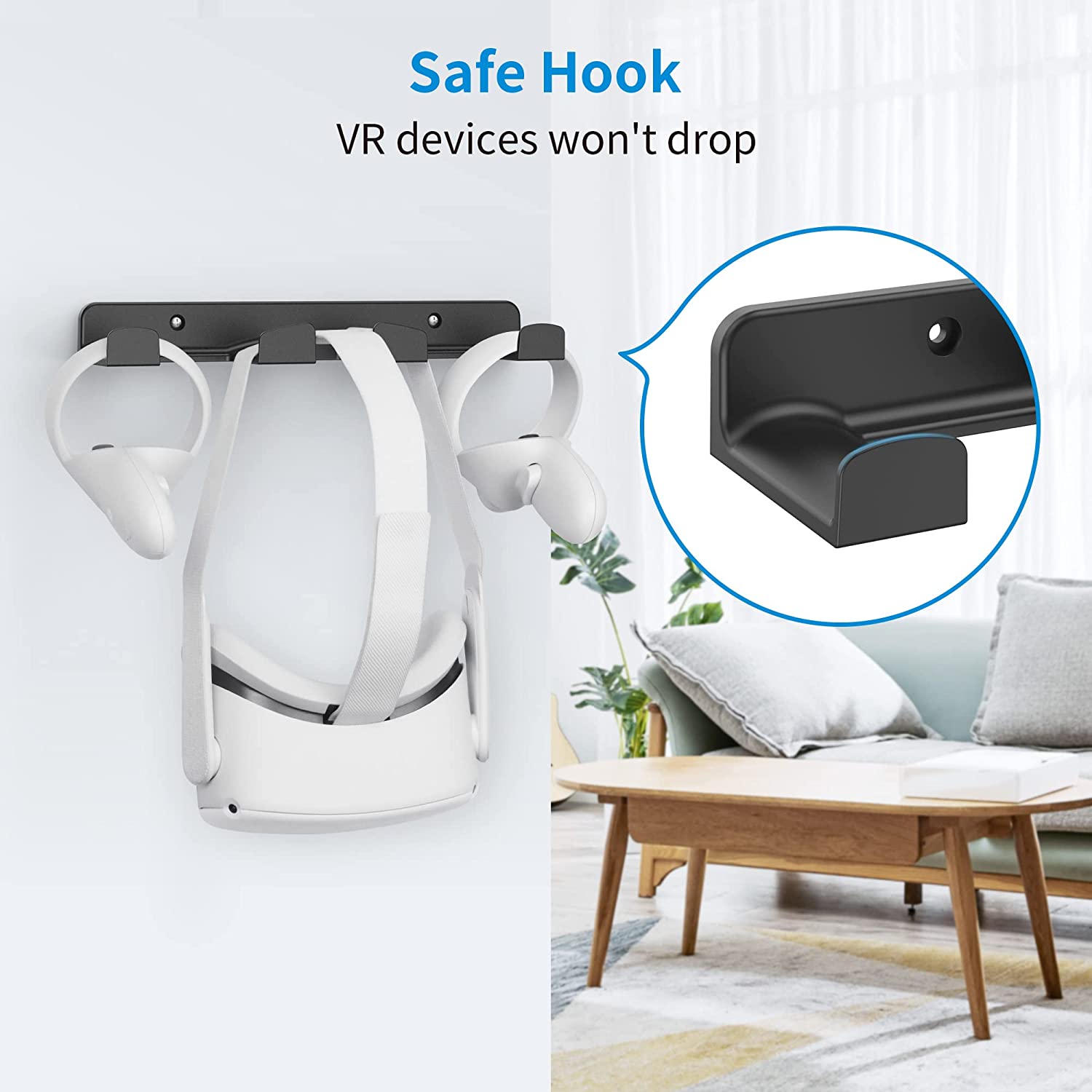 VR Wall Mount Storage Stand Display Holder Hook Z102644