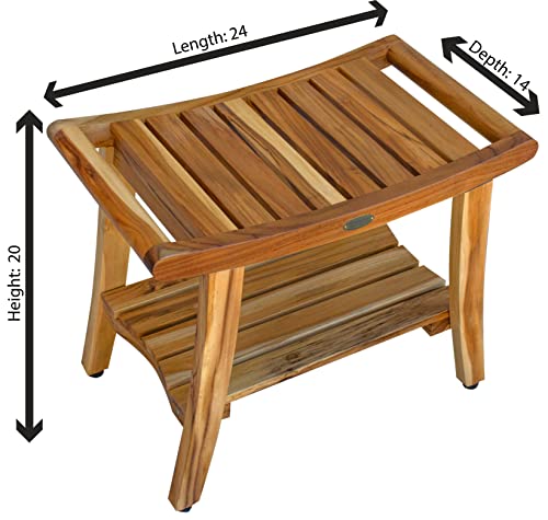 Teak Shower Bench for Inside Shower X393820