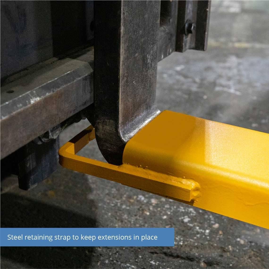 Pallet Fork Extensions for Forklifts and Loaders, 60"x4.5" J8721