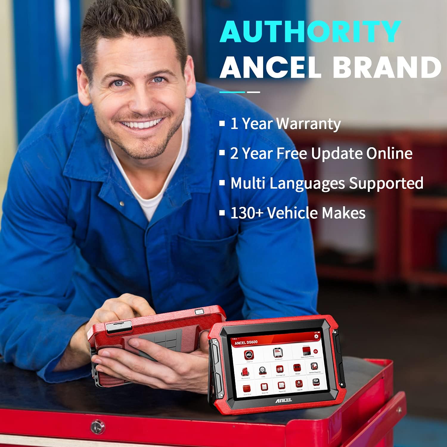 Bidirectional Scan Tool, OBD2 All System Car Diagnostic Scanner, 34+ Services Code Reader O191