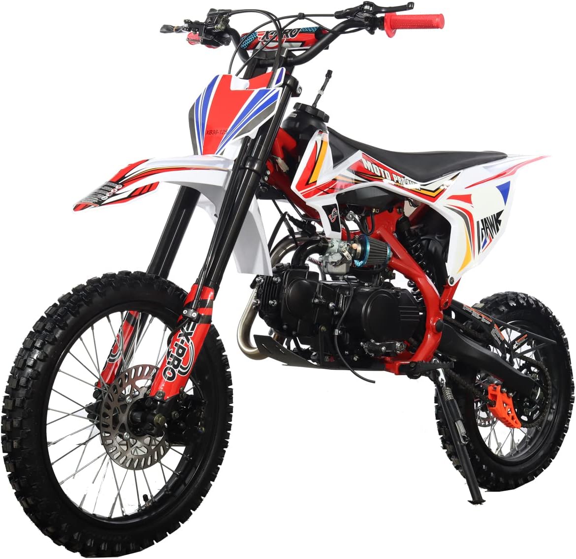 125cc Dirt Bike with 4-Speed Manual Transmission, 17"/14" Tires Y77880