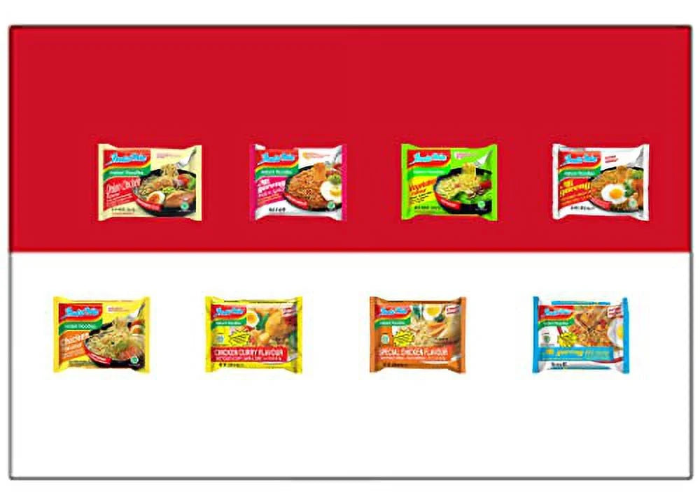 Asian Ramen Noodle Variety Pack of 12 Instant Noodles with Chopsticks K9893