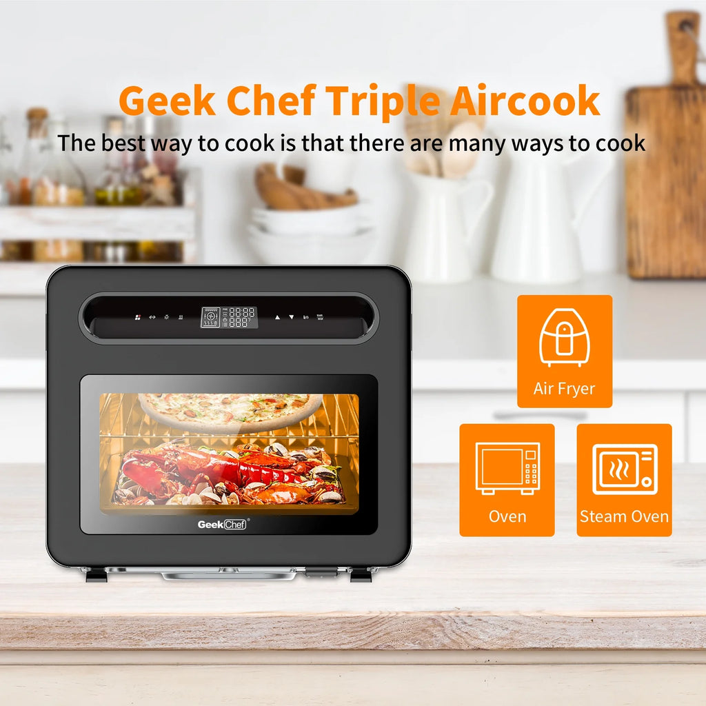 Air Fryer Toast Oven Combo with Rotisserie and Dehydrator, Extra Large Capacity Y873