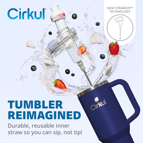 40oz Stainless Steel Tumbler with Handle, Double-Wall Insulated T7917