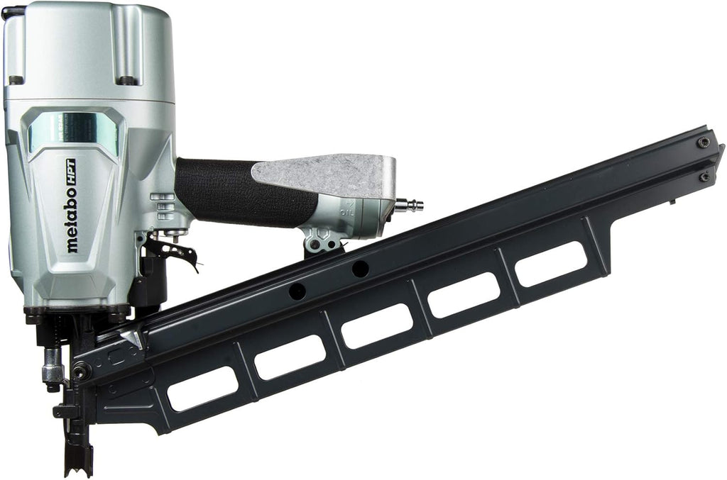 Metabo HPT Framing Nailer, Pneumatic, 2-Inch up to 3-1/4-Inch Plastic Collated Full Head Framing Nails, 21 Degree Magazine, 5-Year Warranty (NR83A5S)