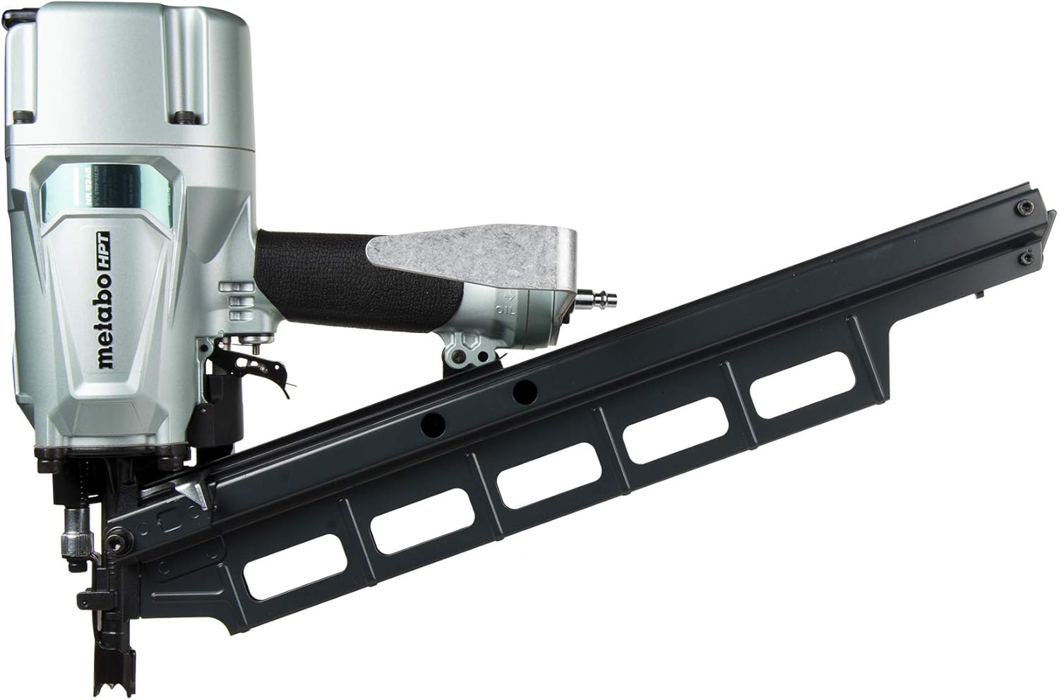 Metabo HPT Framing Nailer, Pneumatic, 2-Inch up to 3-1/4-Inch Plastic Collated Full Head Framing Nails, 21 Degree Magazine, 5-Year Warranty (NR83A5S)
