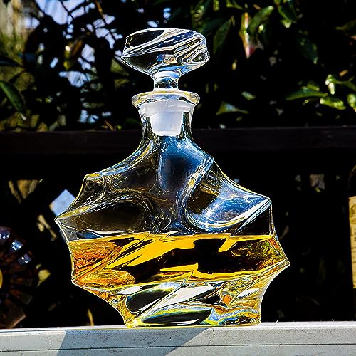 Crystal Whiskey Decanter Set with Glasses G264