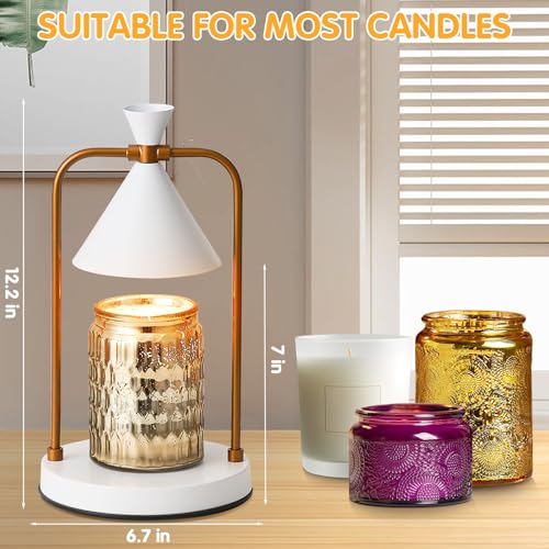 Candle Warmer Lamp with Timer and Dimmable Light for Jar Candles P9448