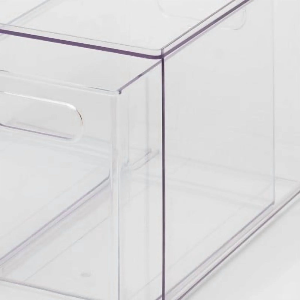 2 Drawer Clear Acrylic Storage Bins L303