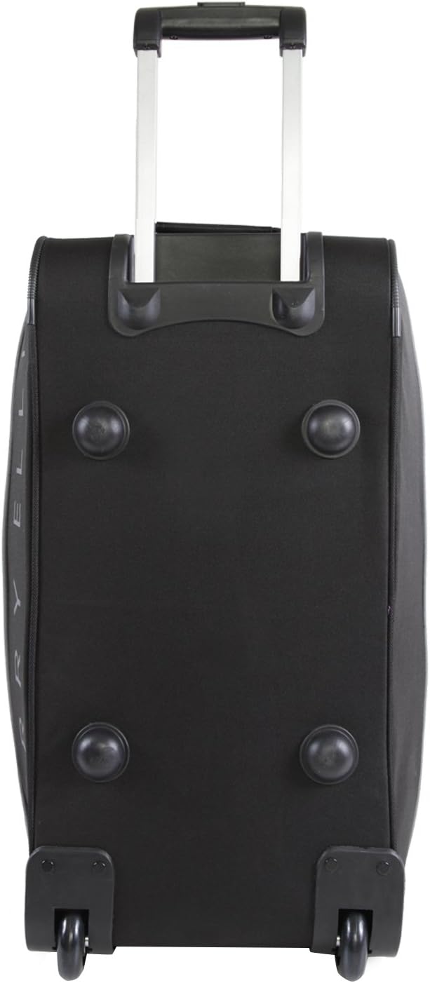 Men's 24" Lightweight Rolling Duffel Bag, Black/Grey K4712