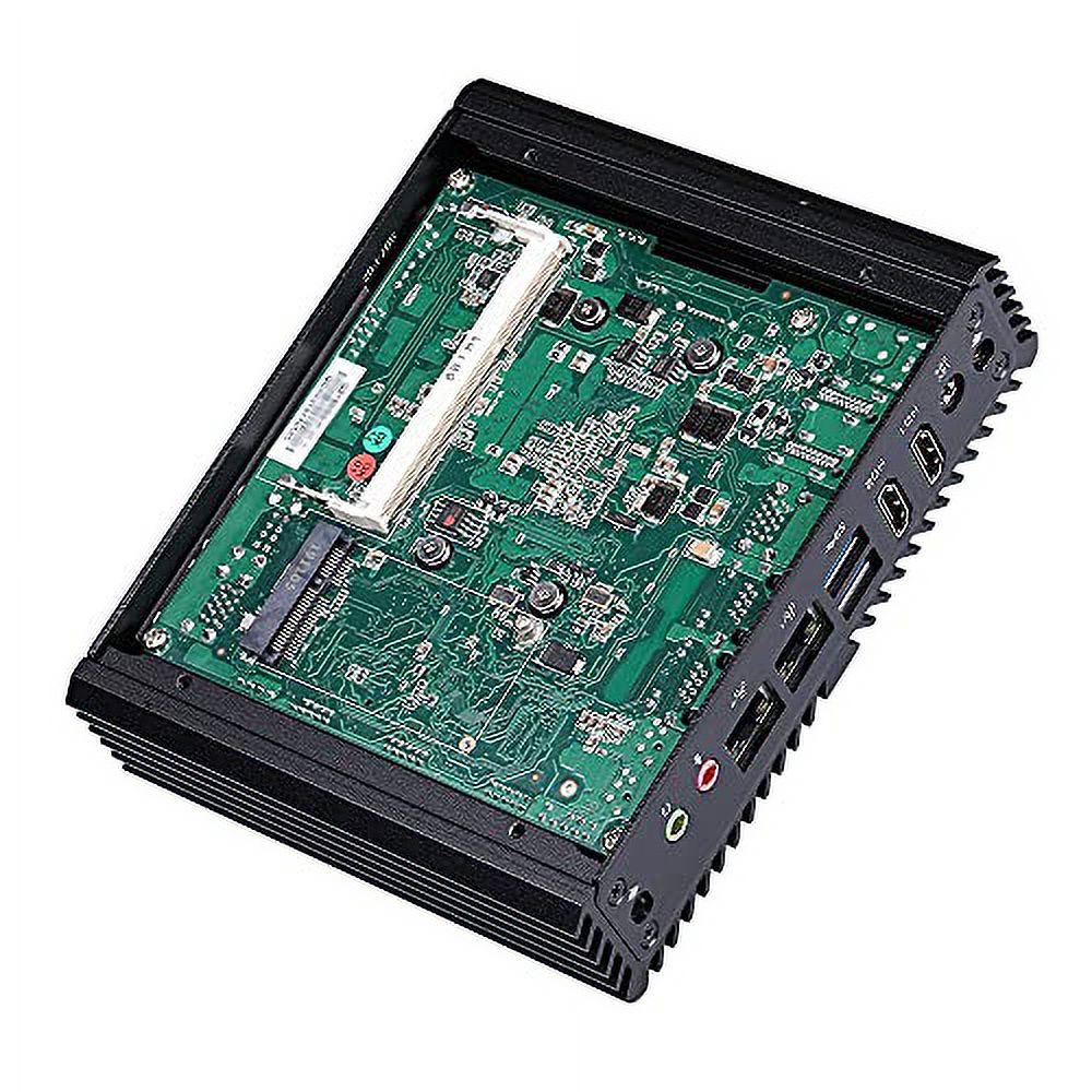 Fanless Mini Desktop Computer, Intel Quad Core, 8GB RAM 128GB SSD I2236