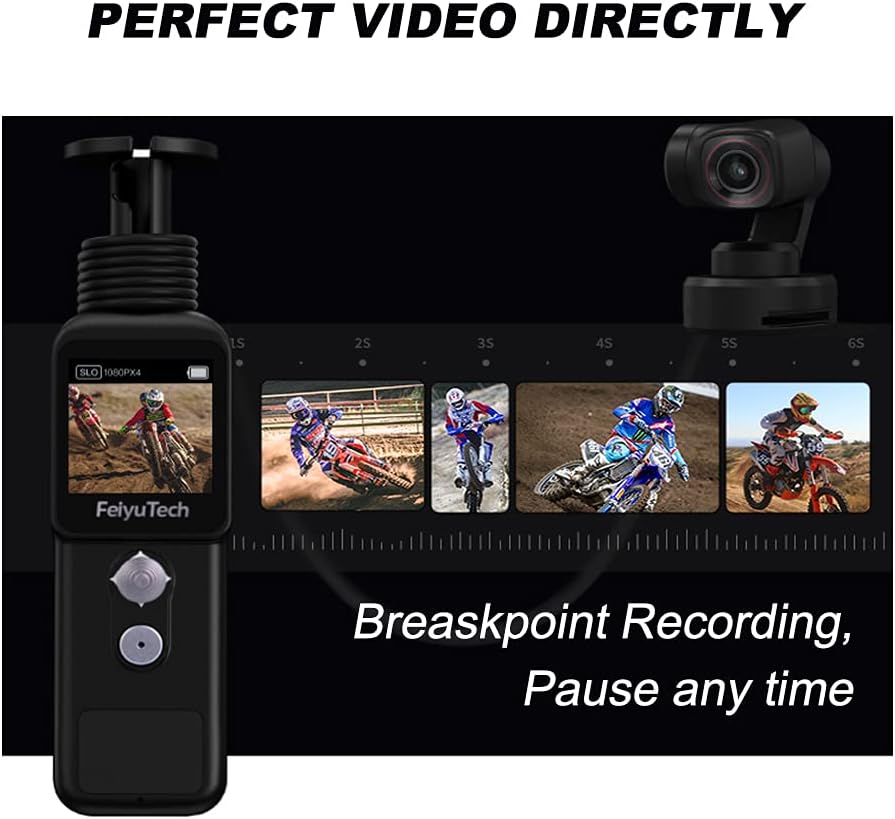 4K 60FPS Action Camera with 3-Axis Gimbal Stabilizer O28672