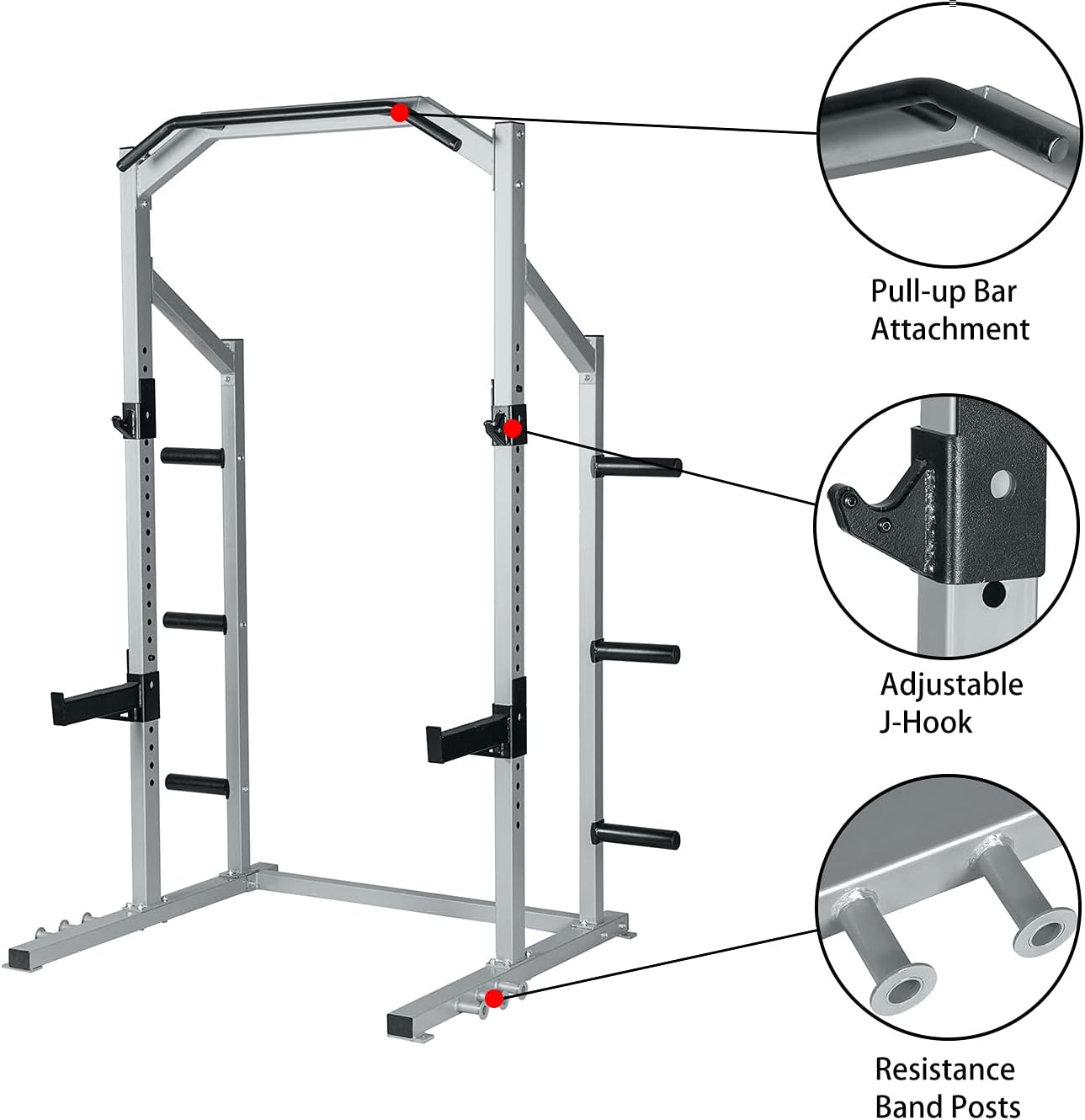 Power Rack Squat Stand with Pull Up Attachment S999