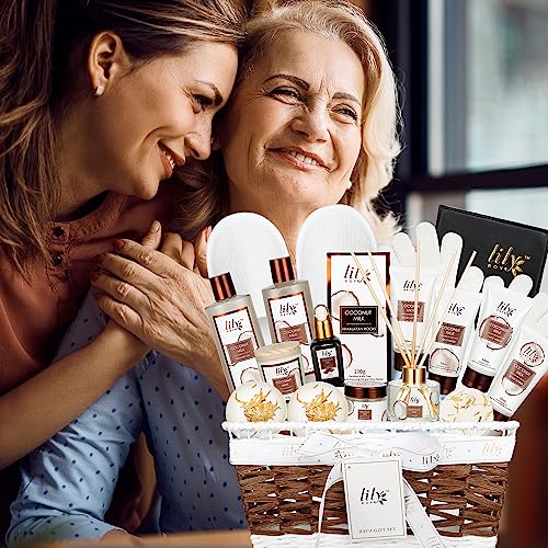Bath Spa Gift Baskets Set for Women and Men with Coconut Self Care Kit N848478