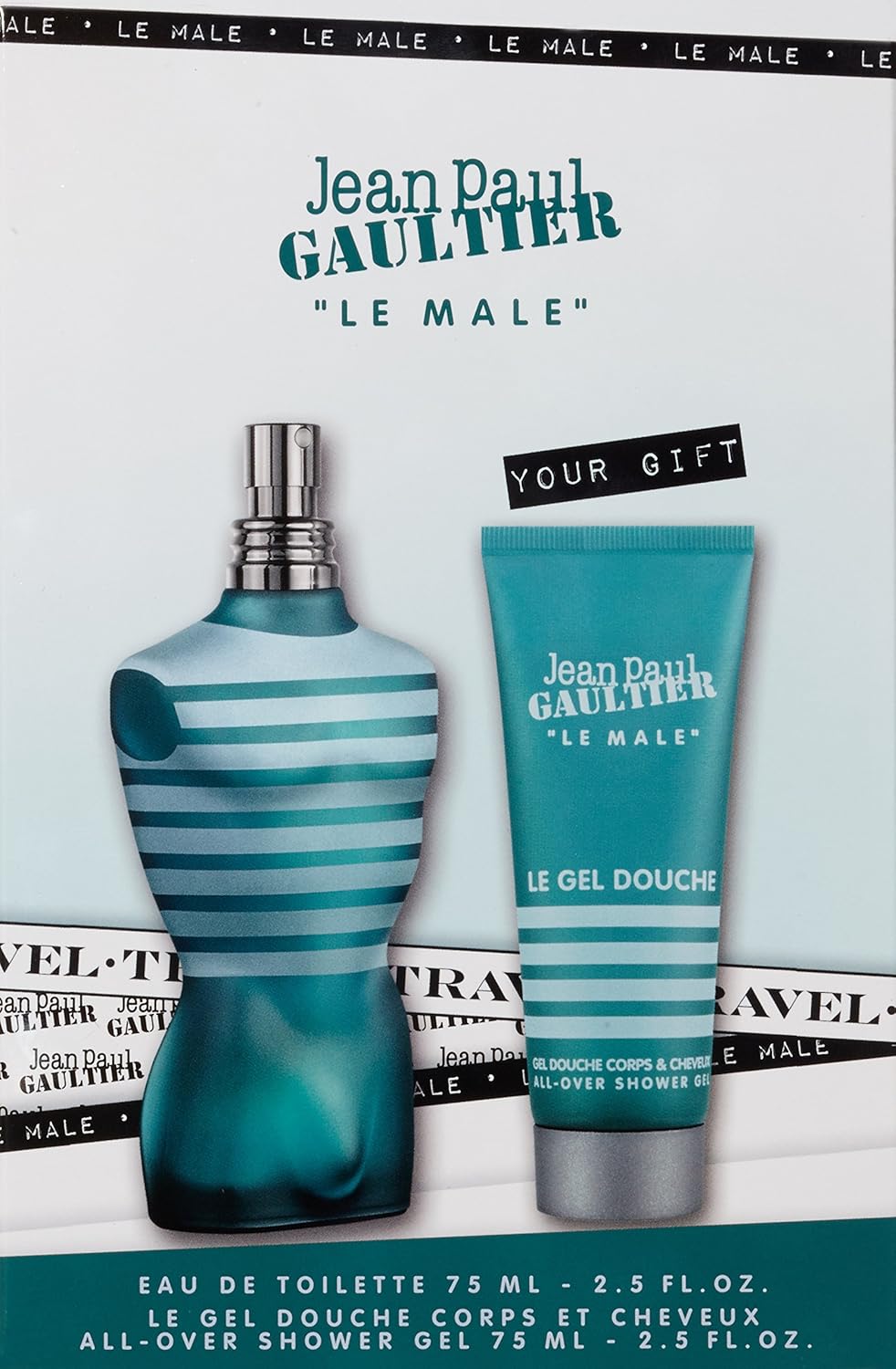 Men's 2 Piece Set: Eau de Toilette Spray + Shower Gel A729