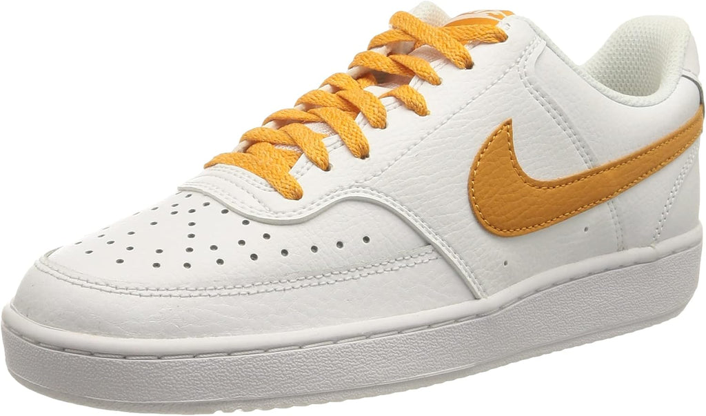Nike Court Vision Low Women's Sneakers, White Light Curry, 10