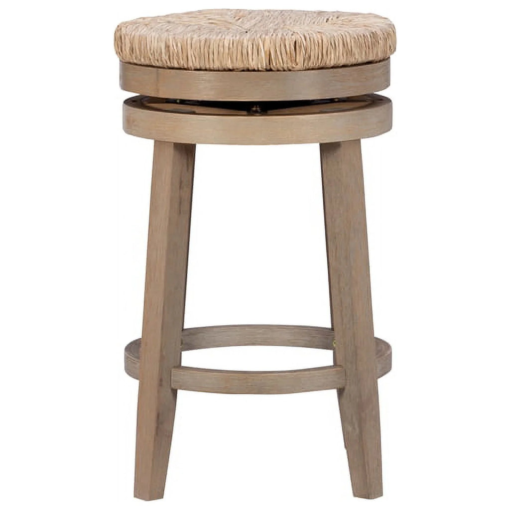 Counter Stool with Swivel Seat in Natural Brown G529