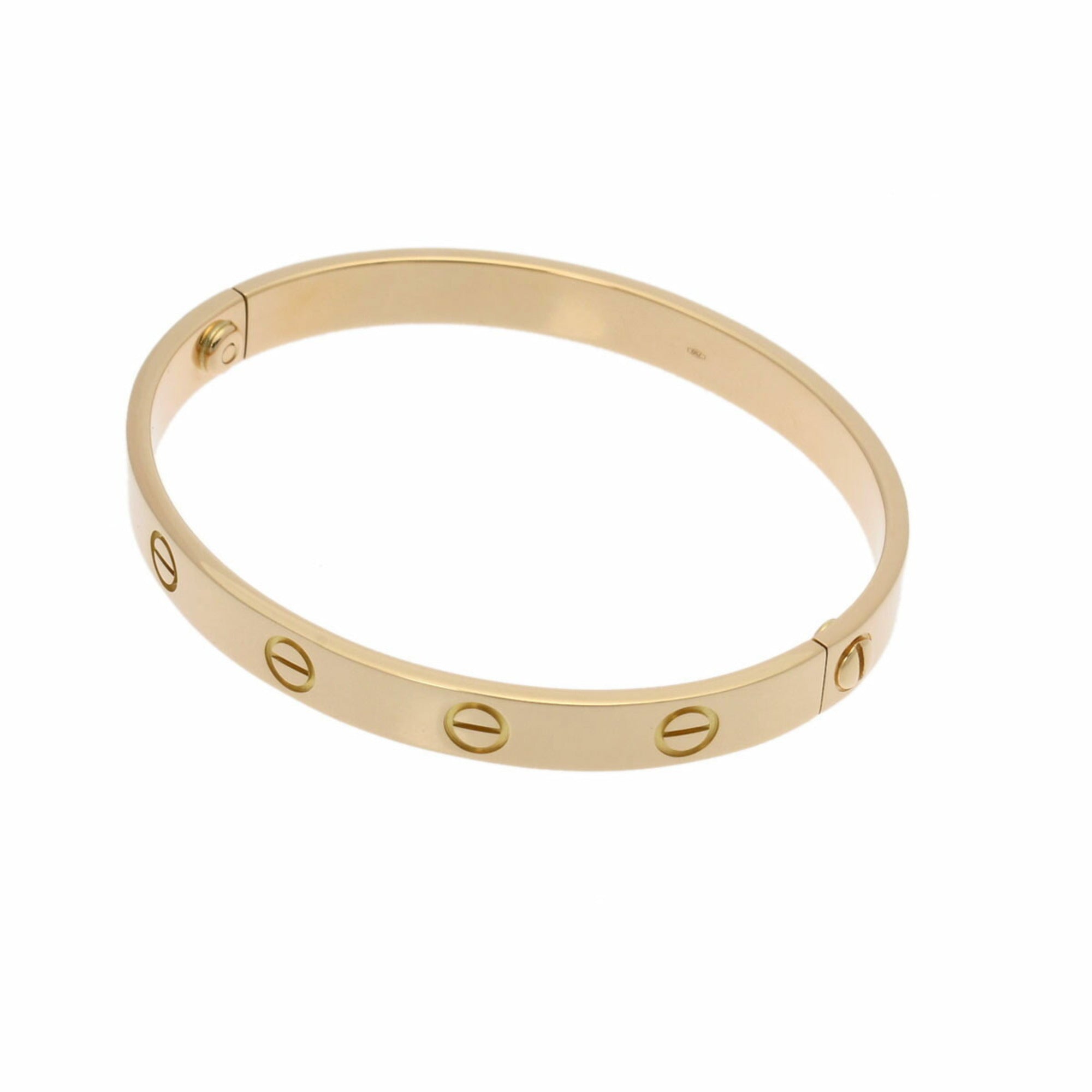 Pre-Owned Love Bracelet Women's K18 Yellow Gold E8135